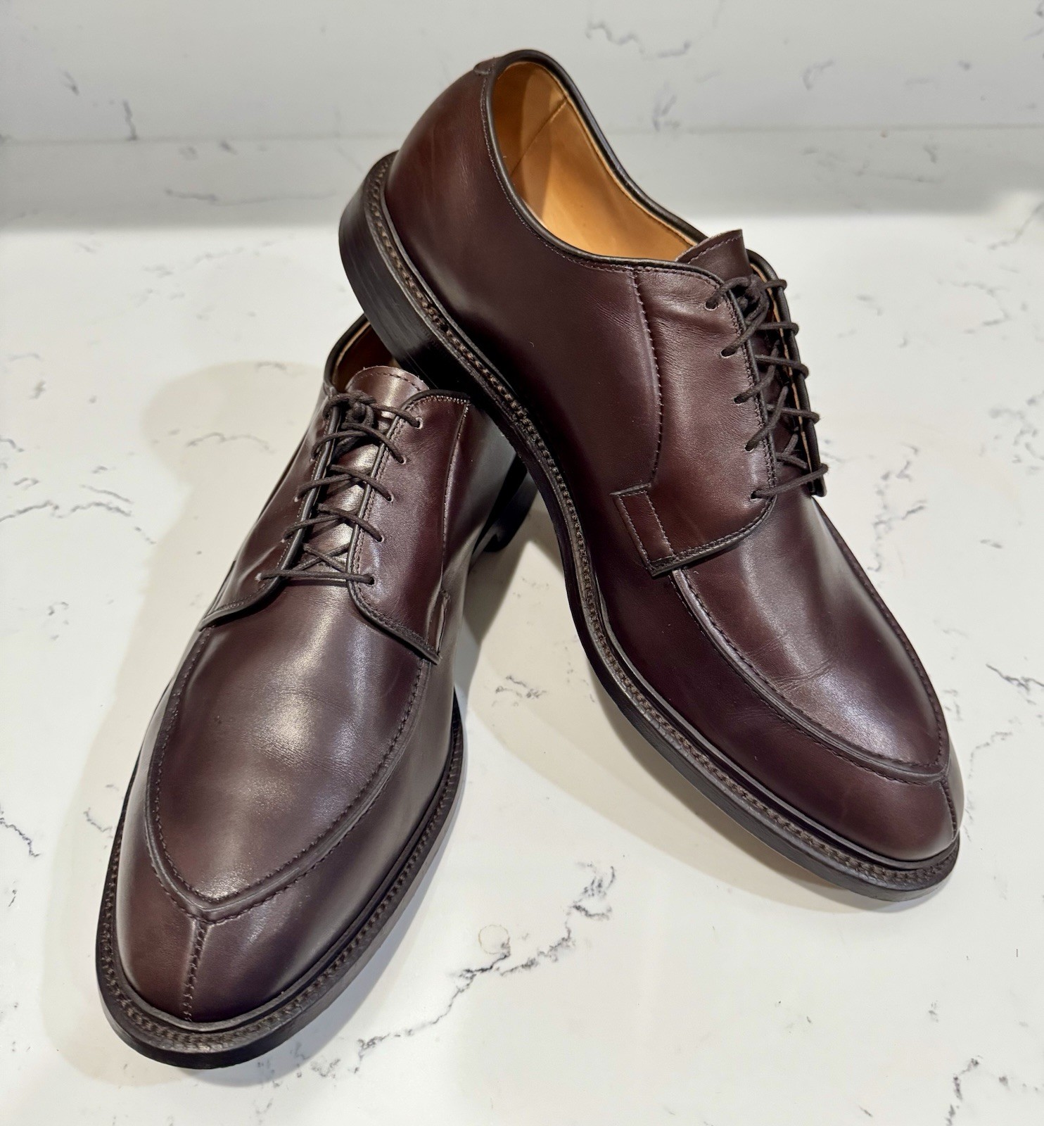 Allen Edmonds Seneca Brown Split Toe Derby Bluche… - image 5