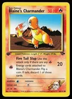 Blaine's Charmander 60/132 Common 1st Edition Gym Challenge Pokémon Card