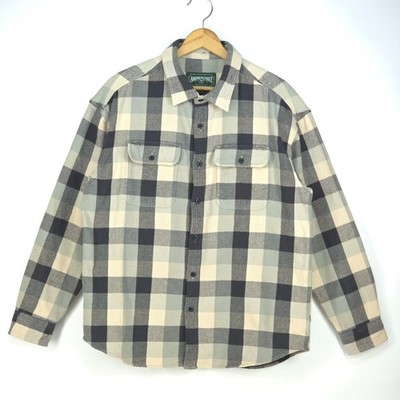 American Eagle Plaid Shacket Mens XL Button Up Barn Shirt Chore Outdoor Gorpcore
