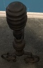 Antique Cast Brass Andirons Chippendale Federal Cast Iron Log Holder Set 22” — photo 3
