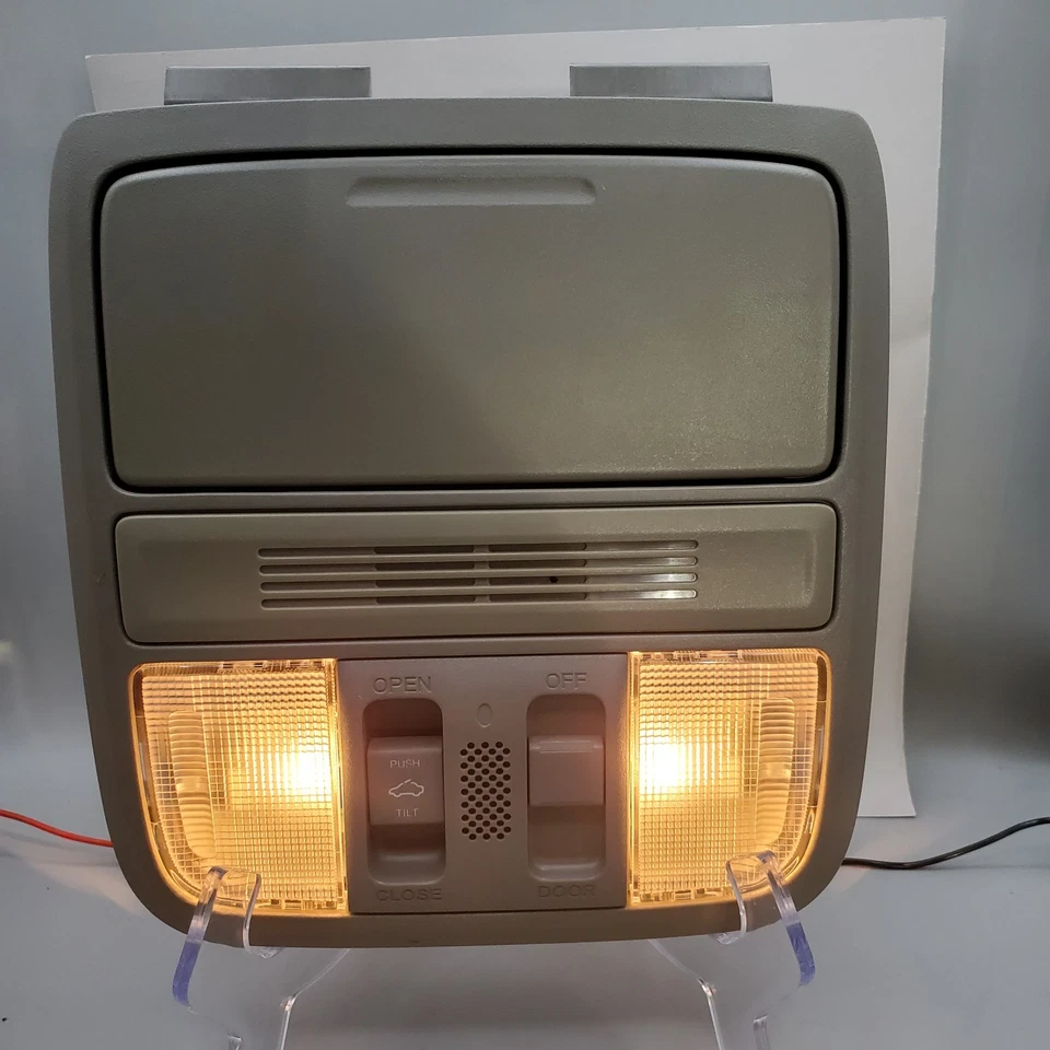 Honda Accord 2008-2012 domo gris claro OEM conjunto de consola superior 4 puertas Foto 3 de 4