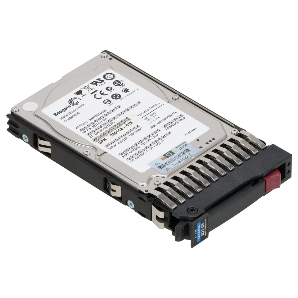 HP SATA Festplatte 500GB 7,2k SATA 2 SFF - 508035-001 507750-B21