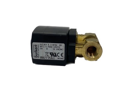 NEW OLD STOCK Burkert 24VDC 1/4  NPT 145PSI Solenoid Valve 00273561