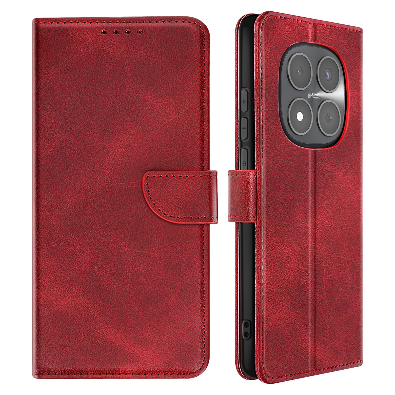 Protection Redmi Note 15 Pro 5G anti-rayures avec rangement rouge