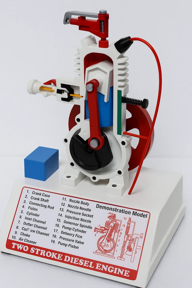 Two Stroke Diesel Engine Demo & Educational Model - Image 3 of 4