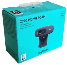 Logitech C270 HD Webcam 720p 30 fps