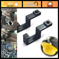 Portable Hard Hat Holder for Truck Seat - Bamboo Hook, Headrest Hanger, 2 Pack