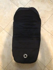 Bugaboo Bee stroller footmuff, fleece lined - Black