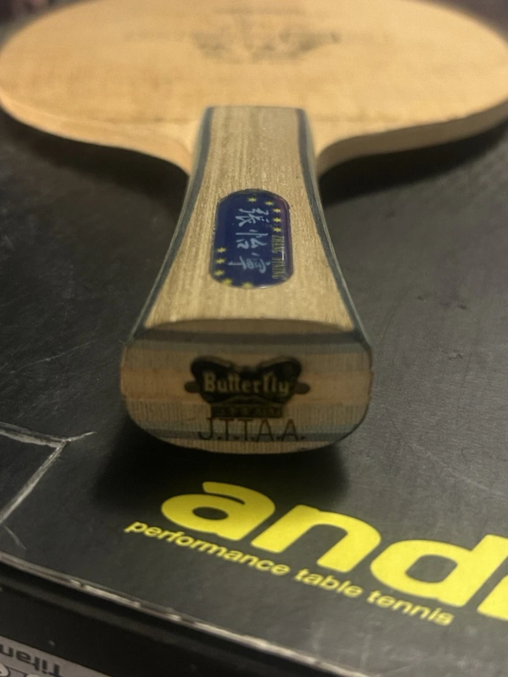 Zhang Yining FL Butterfly Table Tennis Racket - Rare Vintage, Amazing Condition - Image 2 of 4