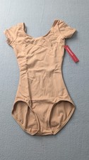 Capezio Team Basics Short Sleeve Leotard Dance Gymnastics TB133 XS