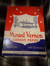 Pack of Mount Vernon Carbon Paper Vintage Unused