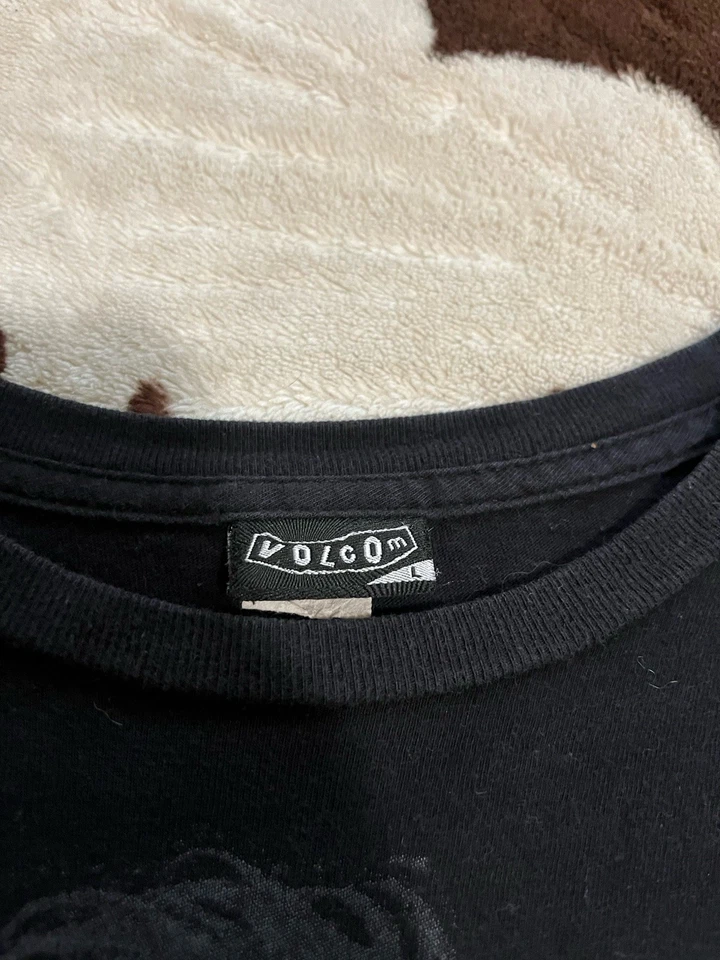 Vintage Volcom Dustin Dolan Rare T-Shirt Volcom Skate 90s Y2K Size Large Black - Image 3 of 4