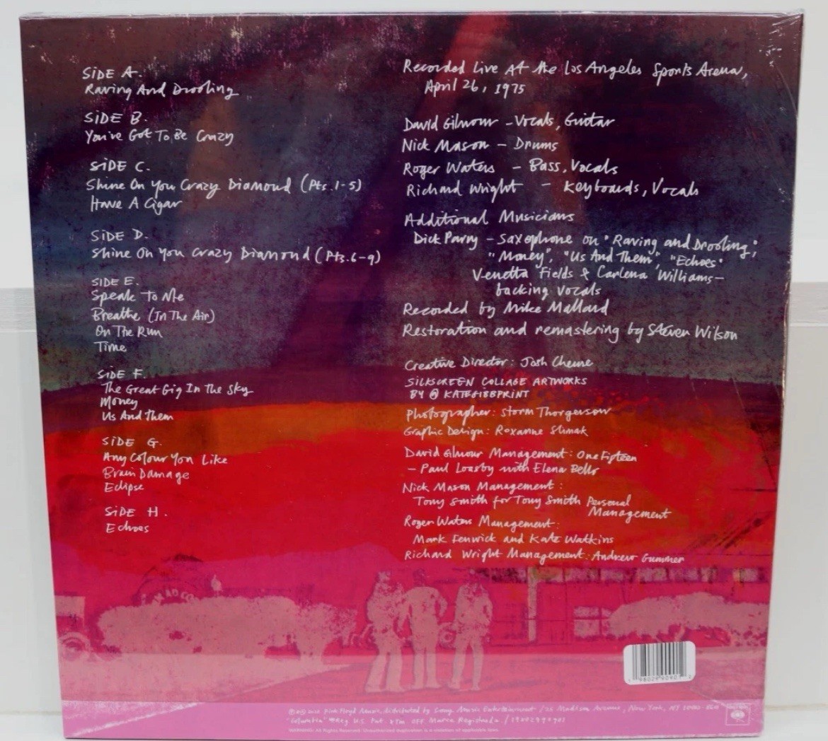 Pink Floyd Live From the Los Angeles Sports Arena Viny 4LP RSD26