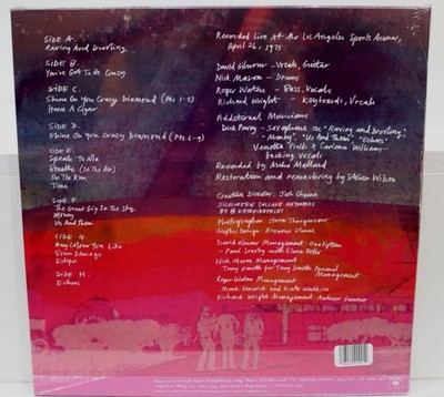 Pink Floyd Live From the Los Angeles Sports Arena Viny 4LP RSD26