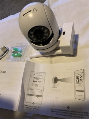 Lot Of 2 HD Wifi Camera 2.4 1080p Smart Dome Plz Indoor/outdoor Wireless