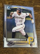 KONNOR GRIFFIN 2025 Bowman Chrome ERROR MISPRINT CARD (Elvin Garcia on the back)
