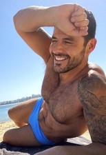 Man Photo Men Interest Beefcake Male Photo Muscle Man Photo 5 x7  Cris 52 -  162