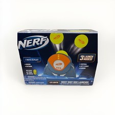 NEW NERF Target Skeet Shooter Disc Launcher Includes 5 Foam Discs Hasbro Sealed