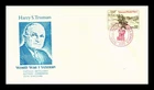 US COVER WORLD WAR I VETERANS FIRST DAY ISSUE HARRY S TRUMAN VETERAN