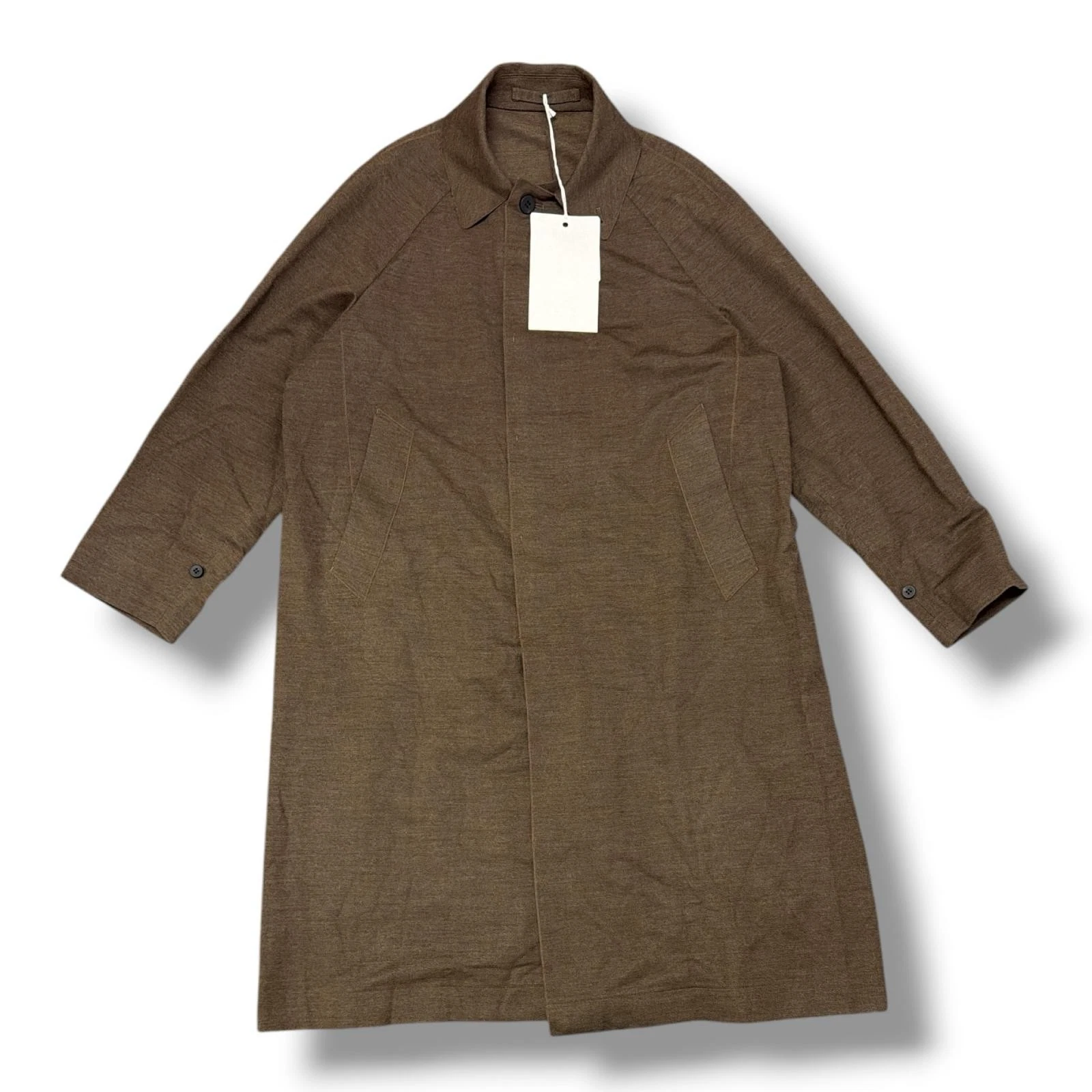 Unused KANEMASA PHIL. 36G Wool Herringbone INCL Coat Long coat image 1