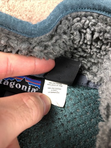 Rare Vintage Patagonia Retro X Fleece Gray Jacket Size Large USA - Picture 6 of 9