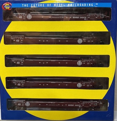 Athearn ready to run, 91112, BNSF Maxi Well Car, HO BNSF 240476