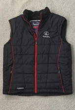 Kubota Choko Motorsports Pro Tech Black Winter Puffer Vest Pro Exhaust Men's XL