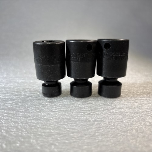 Snap-On 3/8" Drive 12, 13 & 14mm 6pt Low Profile Impact Swivel Socket Set RIPFM - Picture 4 of 7