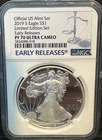 2019-S Proof American Silver Eagle LIMITED EDITION SET NGC PF70 Early Releases