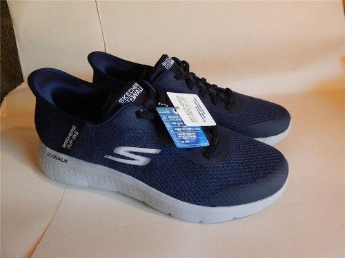 Skechers Slip Ins Go Walk Sneaker Schwarz Grau Gr. 8 UK 42,5 EU 216510