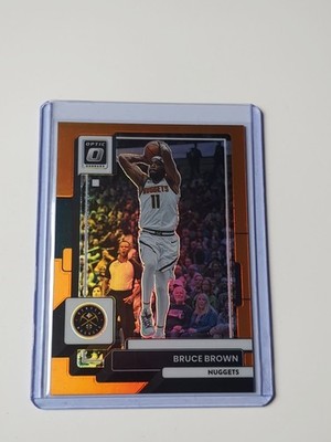 Panini Donruss Optic 2022 Bruce Brown Nuggets Orange Prizm NBA /199