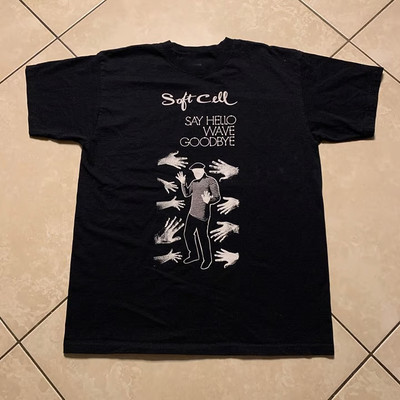 Soft Cell Say Hello Wave Goodbye Black All Size Shirt  BT679