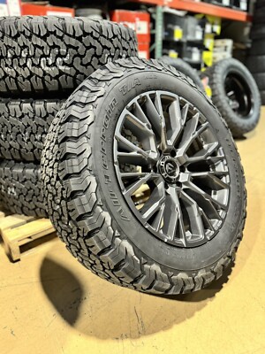 20x9 Fuel D848 Rebar Gray Wheels BFG 33