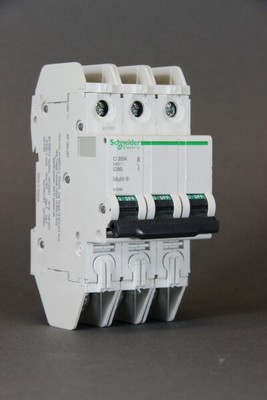 Schneider Electric 3P Circuit Breaker 20A C-Char. Multi9 C60
