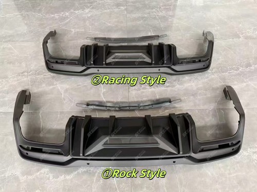 Se adapta a 24-25 Ford Mustang 2 puertas nuevo PP parachoques trasero difusor de labios negro mate - Imagen 2 de 11