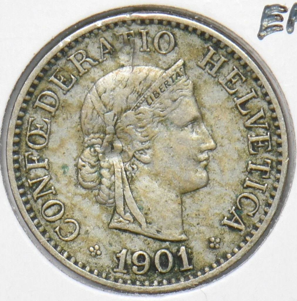 1901 年瑞士硬币| eBay