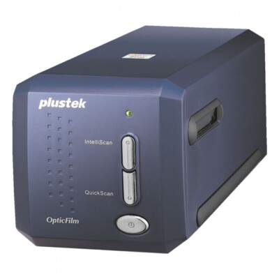 Plustek OpticFilm 8100, Diascanner, blau, 7200 x 7200 dpi, für Dia und Negativ