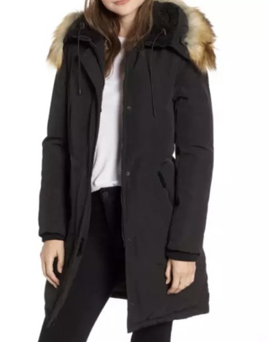 Sam Edelman Faux Fur Trim Down Jacket 