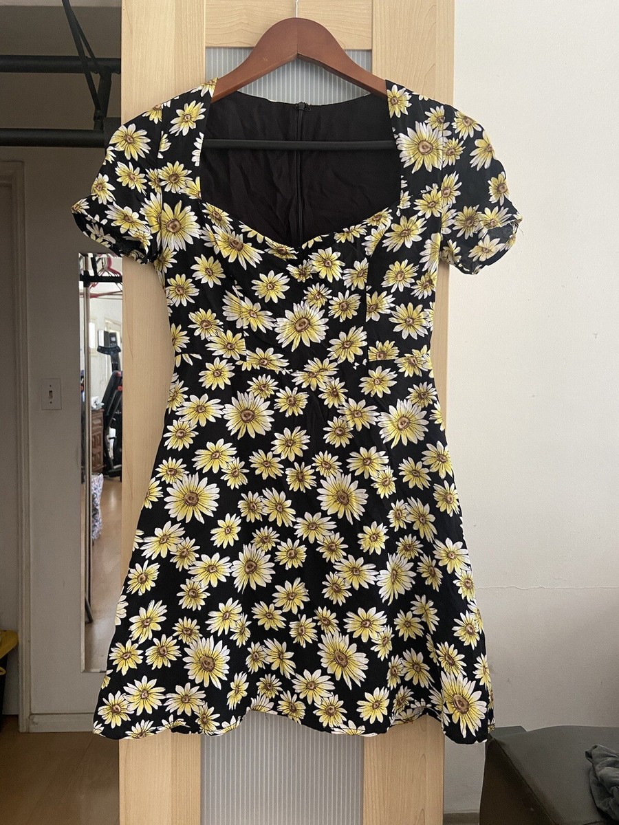 short yellow skater dress Off The Shoulder Skater Mini Dress In Yellow Broderie | EGO US