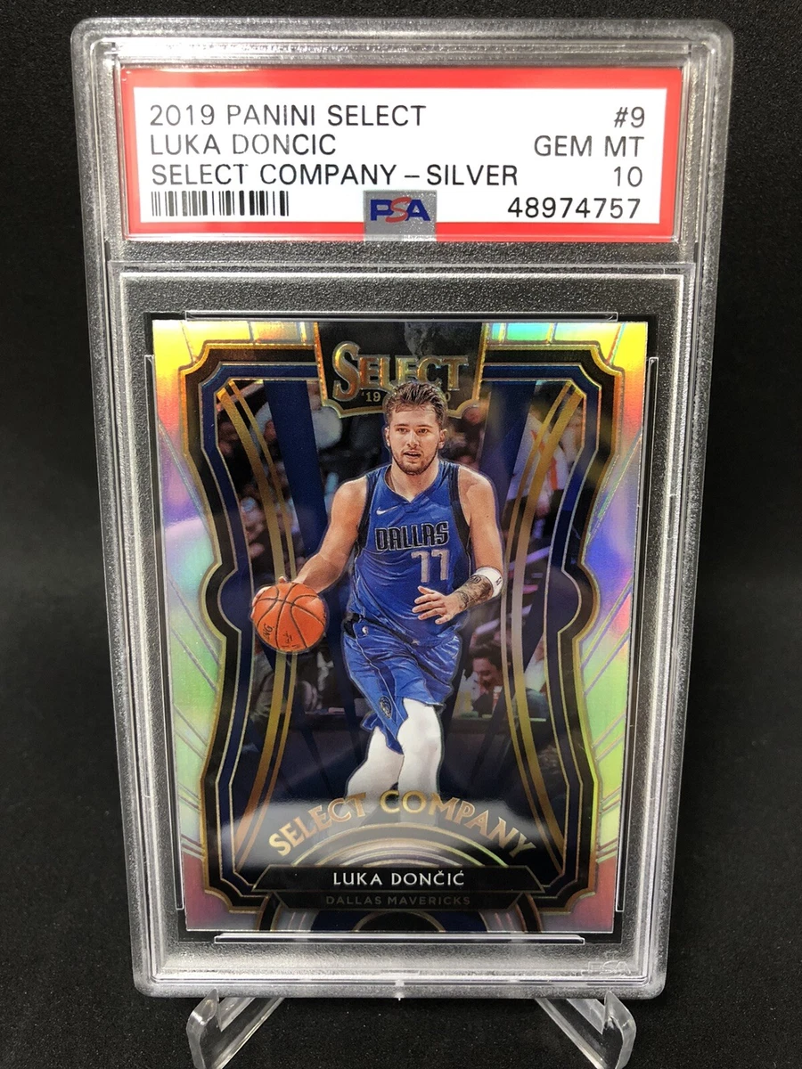 Luka Doncic 2019-20 PaninI Select Select Company SILVER PRIZM PSA 10 CASE  HIT!
