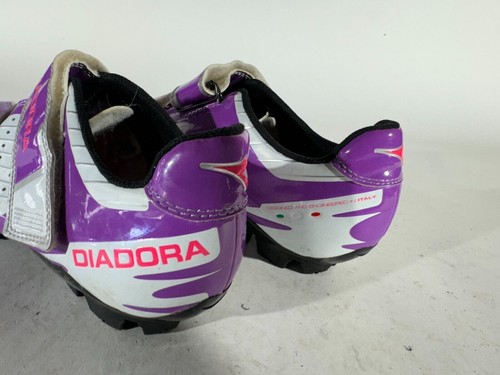 DIADORA Cycling Shoes Mountain Bike MTB Ladies EU38 US7 Mondo 235 cs194 - Picture 6 of 8