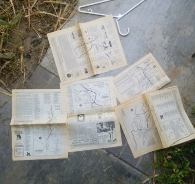 1988 newsprint ads-California Vineyard Maps by Counties-More Information below