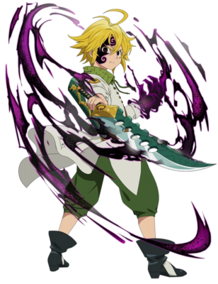 Meliodas Deadly Sins Kawaii v3 Weatherproof Anime Sticker 6