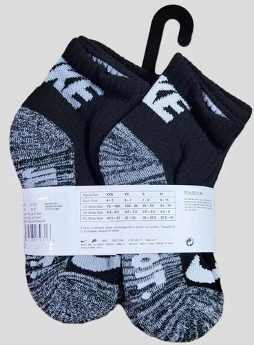 6 NIKE JORDAN ADIDAS BOY GIRL CREW QUARTER LOW Socks 7C-10C 10C-3Y 13C-4Y 5Y-7Y - Picture 41 of 72