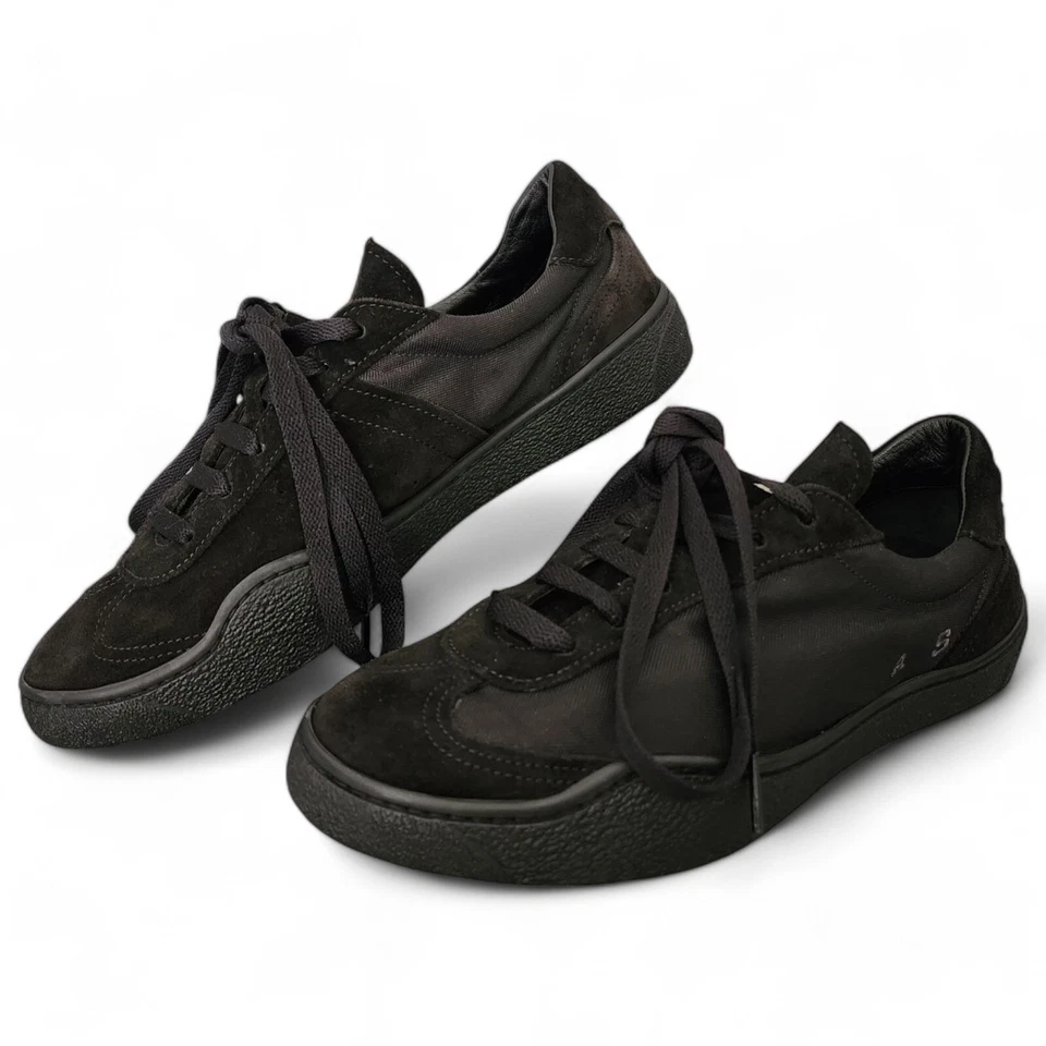 Zapatillas deportivas ACNE STUDIOS Lars de lona y gamuza para hombre talla US 8 EU 41 bajas negras Foto 3 de 4