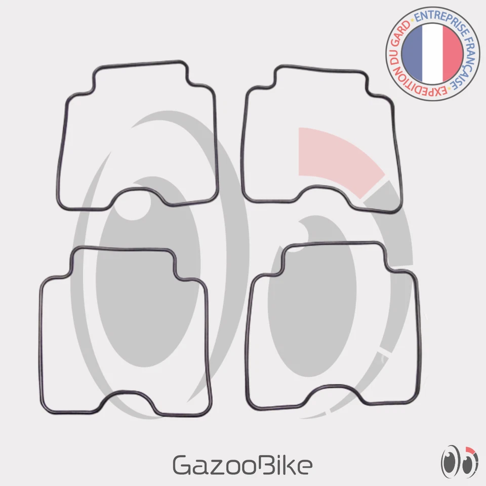 Joints de cuve de carburateur x4 pour SUZUKI GSF 1200 S Bandit de 2001 à 2006 - Photo 2/2