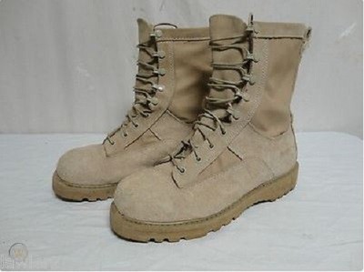 US Army BATES E30500 Desert GORETEX Combat Boots size: 14.5N 