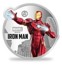 Ebay Live 30.30  Mmtc Marvel Iron-Man 1 oz Colorized Silver Coin
