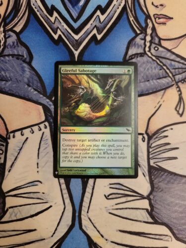 1x Gleeful Sabotage FOIL - NM/M Mystery Boosters MTG Magic - Picture 1 of 1