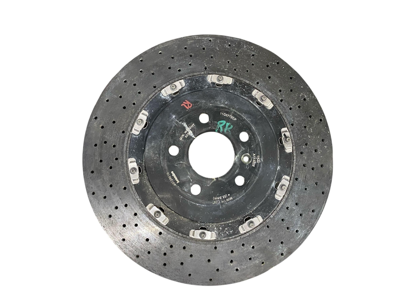 2019-2021 MCLAREN 600LT CARBON CERAMIC BRAKE ROTOR & CALIPER SET RACING & BREMBO